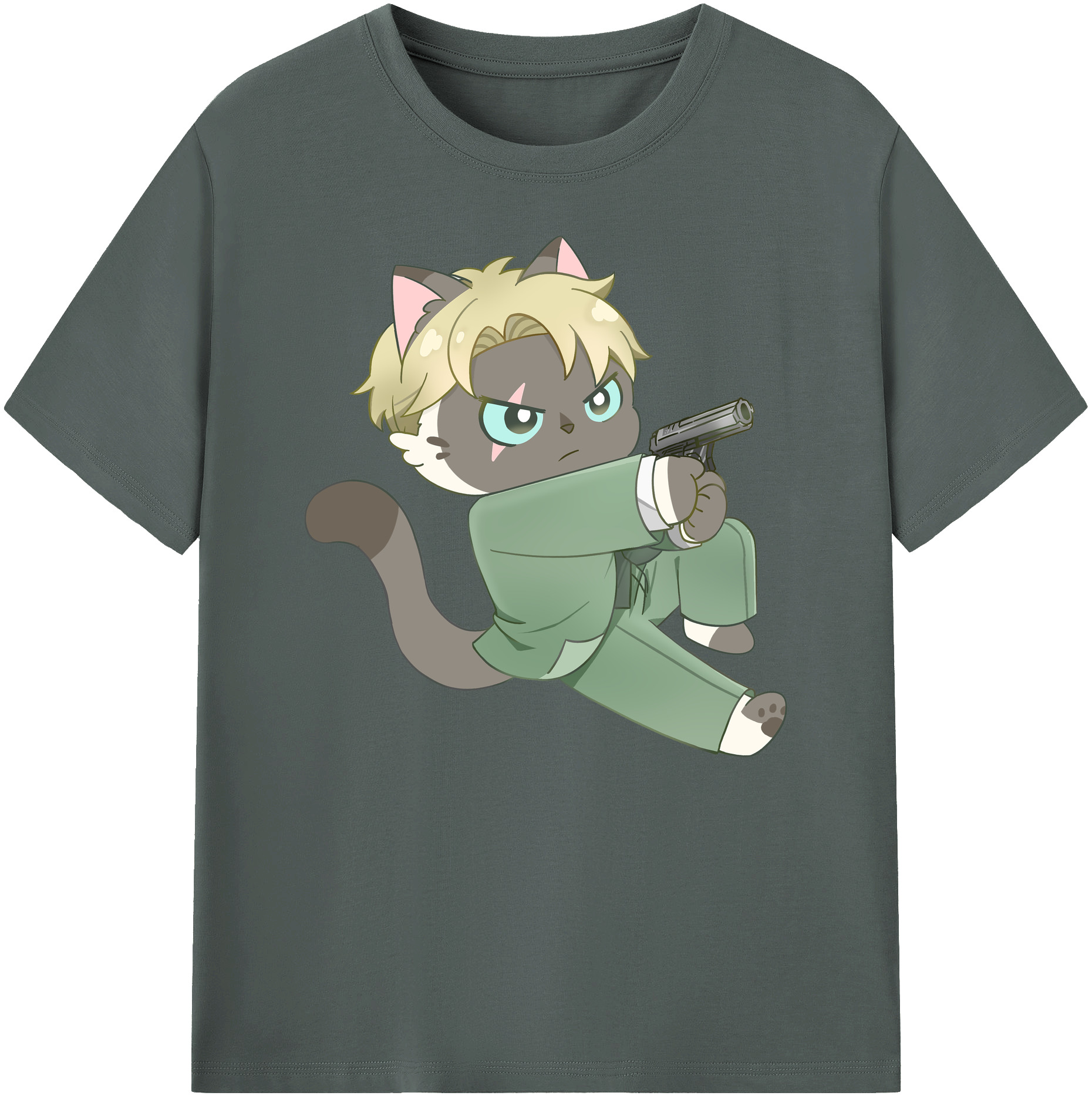 （画像用） SPY×FAMILY间谍家家酒 綿100％ メンズ半袖Tシャツ｜肌触りやわらか＆通気性